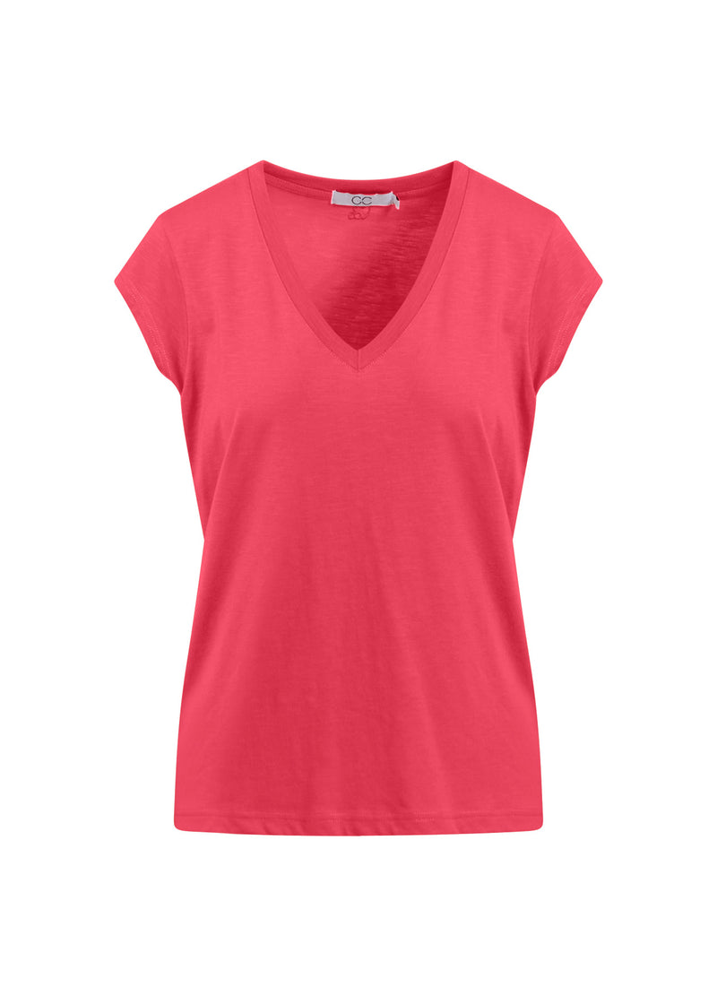 CC Heart CC HEART V-NECK T-SHIRT T-Shirt Intense pink - 659