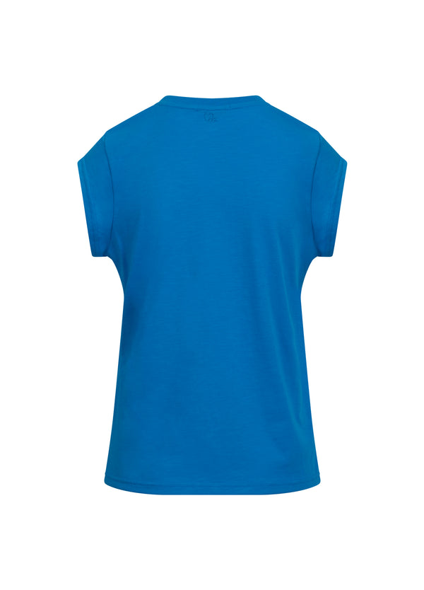 CC Heart CC HEART V-NECK T-SHIRT T-Shirt Ocean Blue - 513
