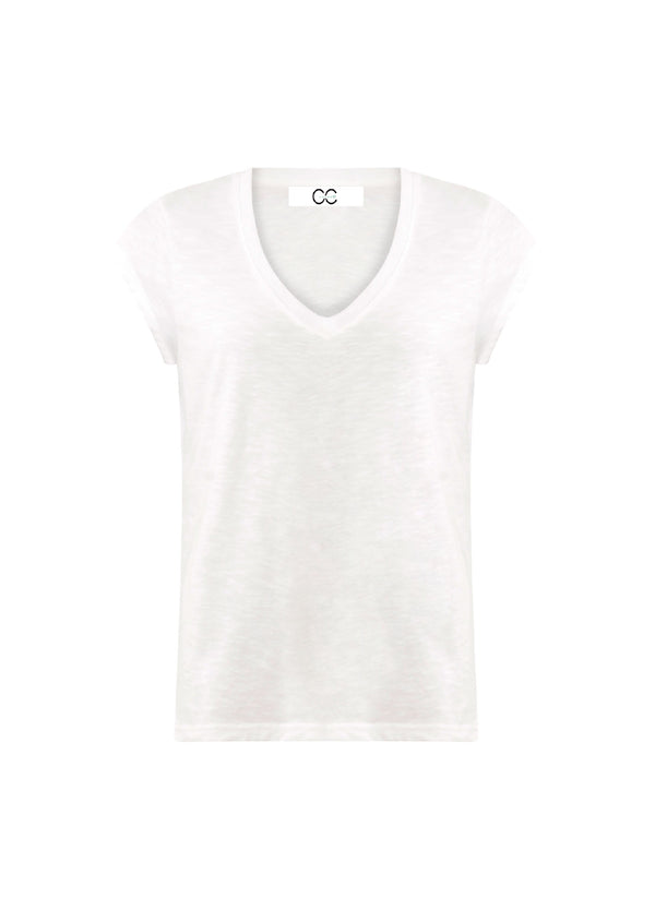 CC Heart CC HEART V-NECK T-SHIRT T-Shirt White - 200
