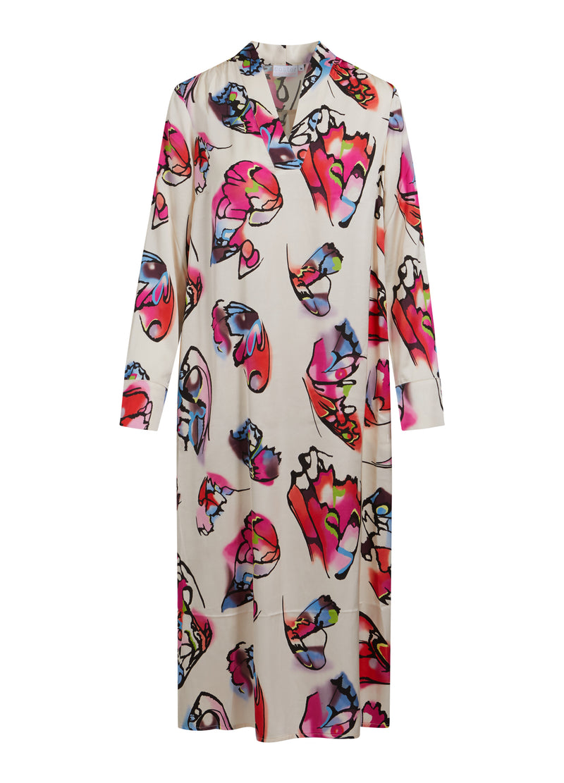 Coster Copenhagen DRESS W. BUTTERFLY PRINT Dress Butterfly print - 907