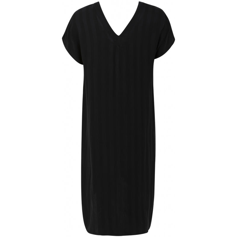 DRESS WITH SHORT SLEEVES - Black