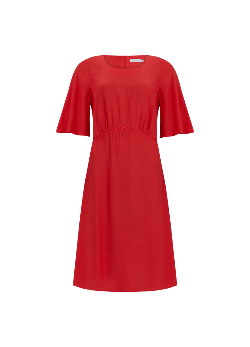 Coster Copenhagen DRESS WITH VOLUME SKIRT Dress Poppy red - 682