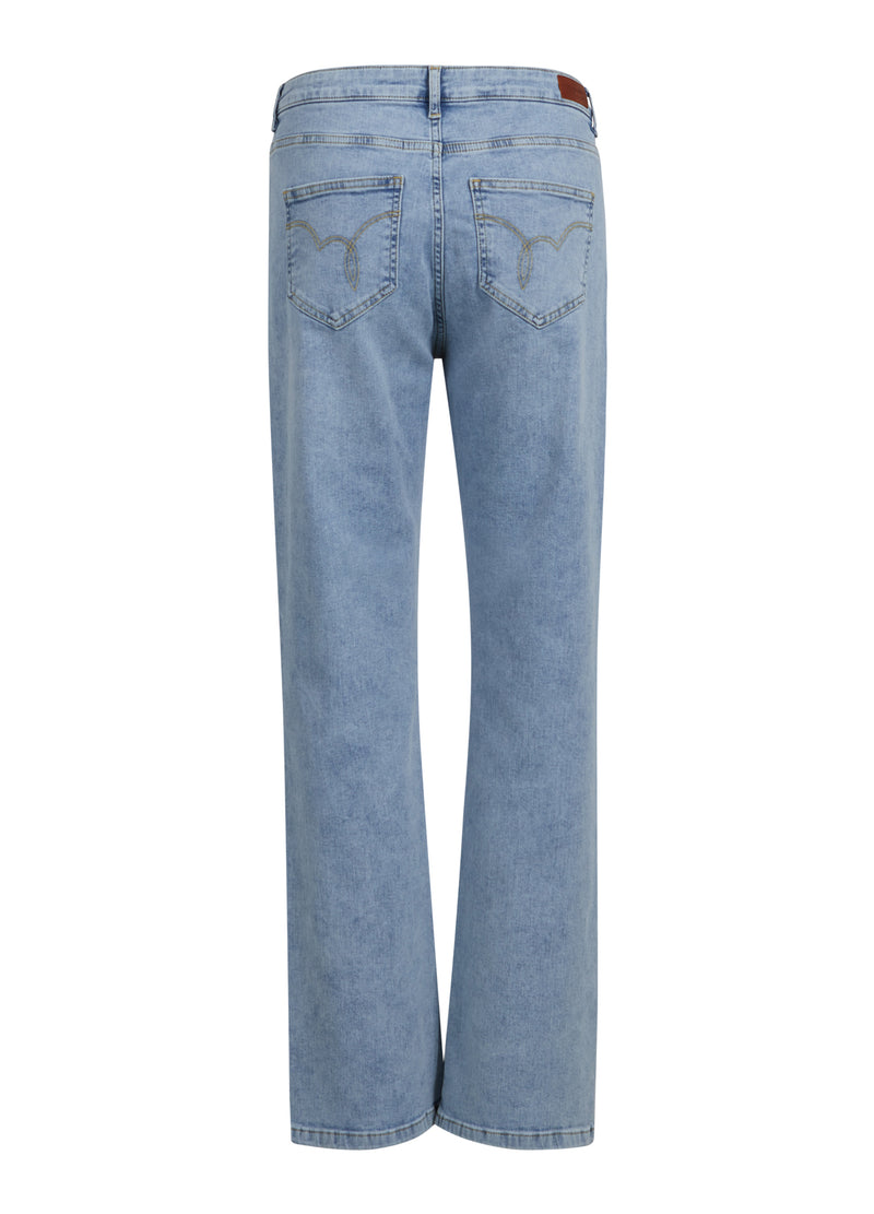 Coster Copenhagen JEANS W. ASYMMETRICAL CLOSURE Jeans Light denim - 573