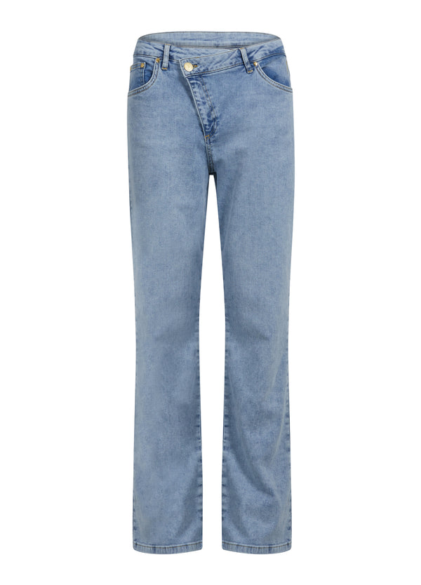 Coster Copenhagen JEANS W. ASYMMETRICAL CLOSURE Jeans Light denim - 573