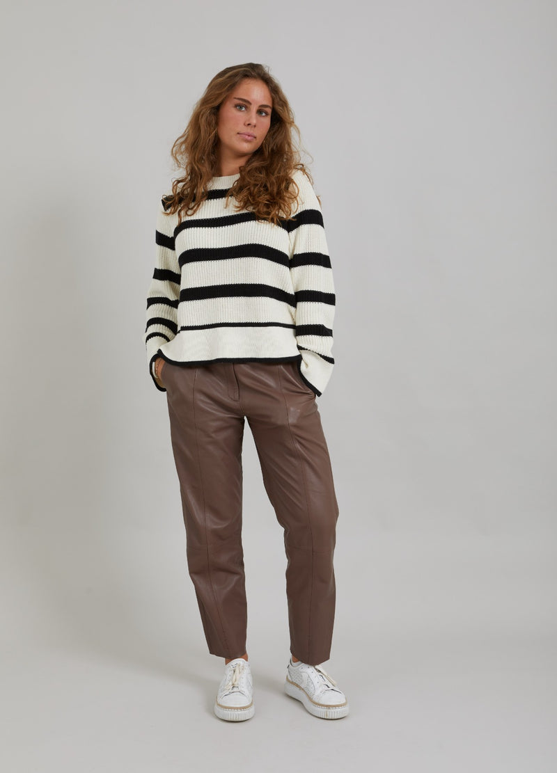 Coster Copenhagen LEATHER PANTS - LUCIA FIT Pants Spring brown - 387