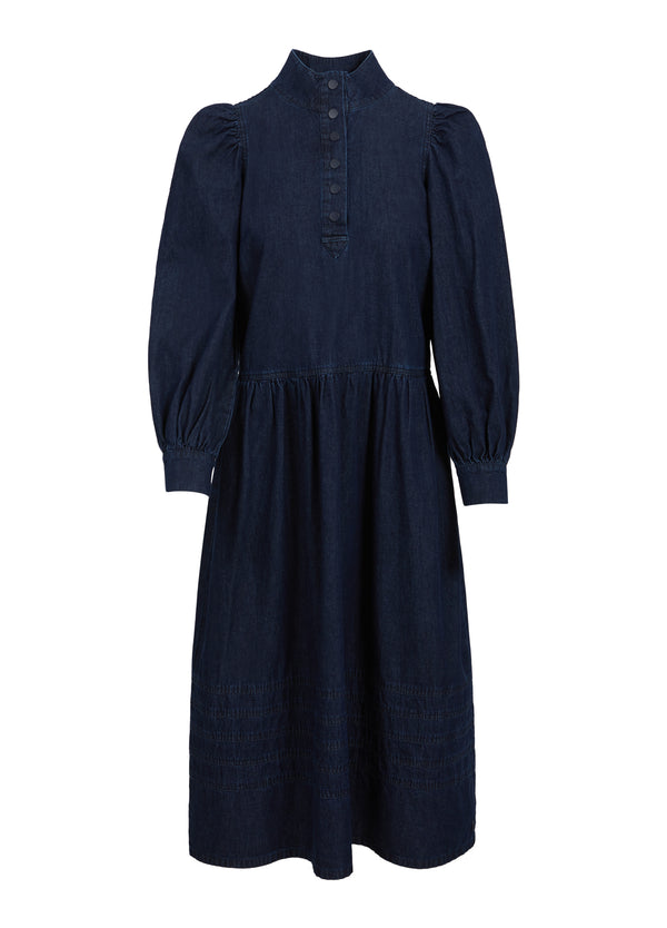 Coster Copenhagen LONG SHIRT DRESS Dress Medium indigo - 521
