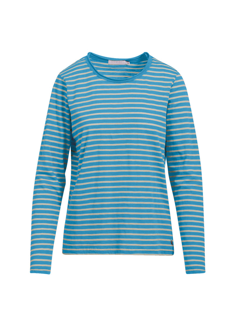 Coster Copenhagen LONG SLEEVE T-SHIRT W. STRIPES Shirt/Blouse Sporty blue stripe - 511