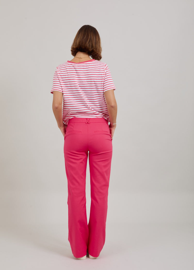Coster Copenhagen PANTS W. BOOTCUT - LUCIA FIT Pants Intense pink - 659