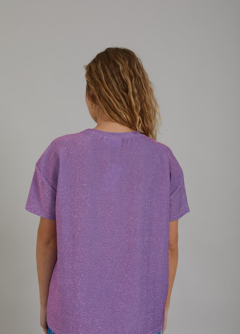 Coster Copenhagen SHIMMER TEE T-Shirt Shimmer lavender - 850