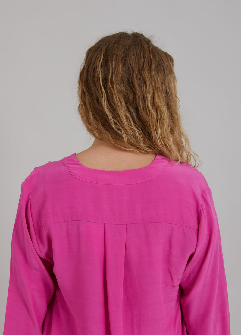 Coster Copenhagen SHIRT W. PLEATS Shirt/Blouse Raspberry pink - 648