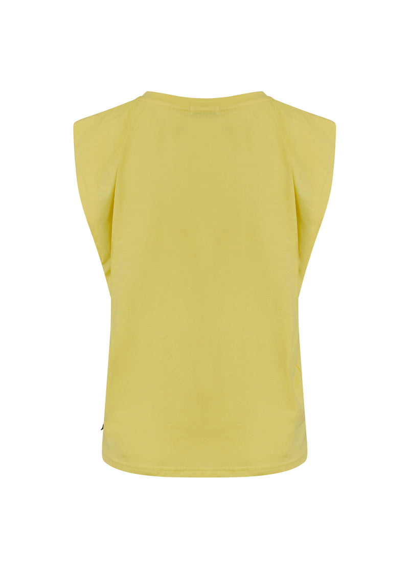 Coster Copenhagen T-SHIRT W. TOGETHER PRINT T-Shirt Warm lemon - 784