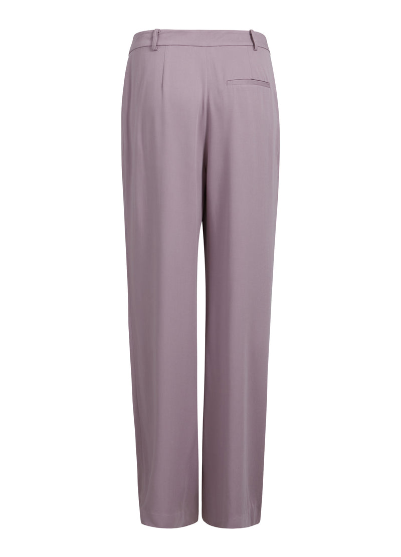 Coster Copenhagen TROUSERS MADE WITH LENZING™ ECOVERO™ VISCOSE Colab Dusty purple - 855
